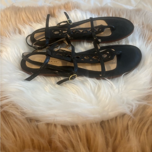 BLACK COACH AVIATORS, SIZE 6. - Picture 5 of 6